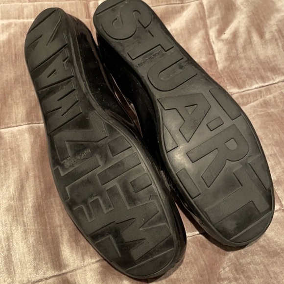 STUART Weizman Patten Leather Gem Flats - Picture 3 of 4